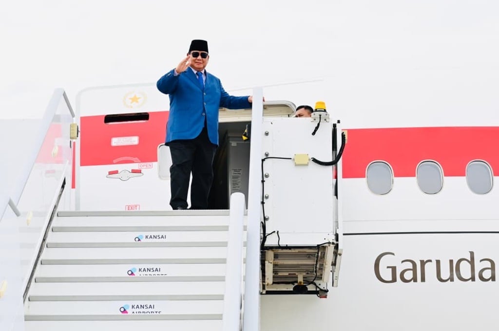 Usai Jepang, Prabowo Lanjut Terbang ke AS untuk Pidato di Sidang Umum PBB