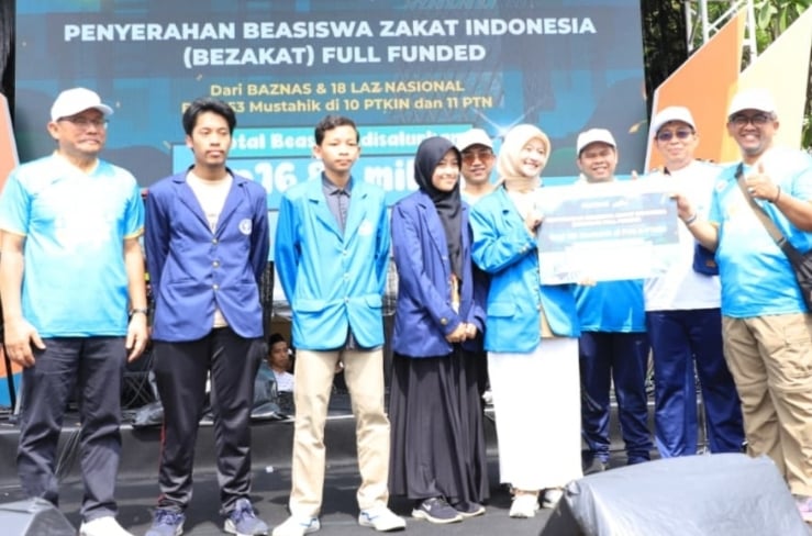 Kemenag Salurkan Beasiswa Zakat Indonesia untuk 153 Mahasiswa, 35 Kampung Zakat Diresmikan