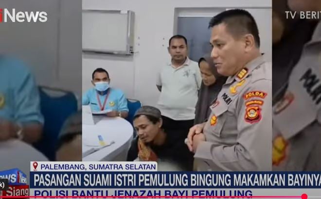 Miris! Jenazah Bayi Pasutri Pemulung di Palembang Nyaris Telantar, Polisi Gercep