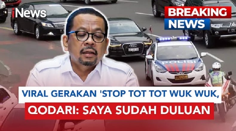 Setop Tot Tot Wuk Wuk, KSP Qodari Ingatkan Pejabat Tak Salah Gunakan Patwal