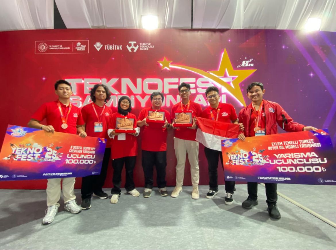 Bangga! Mahasiswa Indonesia Raih Juara 2 dan 3 di Teknofest 2025 Istanbul