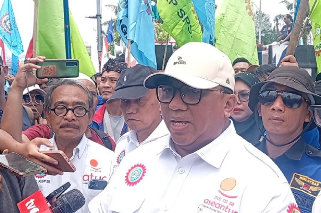 Presiden KSPSI Andi Gani Diterima Puan Maharani di DPR, Sampaikan 5 Tuntutan Buruh