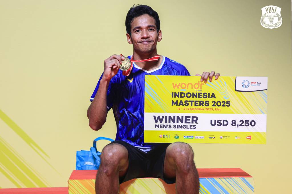 Kisah Chico Aura Juara Indonesia Masters I 2025, Putus Puasa Gelar 819 Hari 