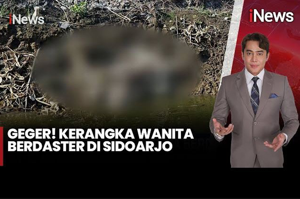 Geger! Kerangka Wanita Pakai Duster Ditemukan di Tambak Pantai Sidoarjo
