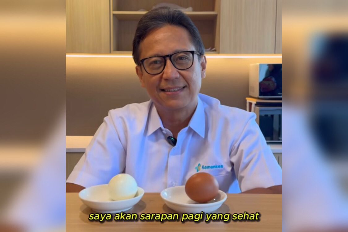 Viral Sarapan Sehat ala Menkes, Makan 2 Telur Rebus Setiap Pagi!