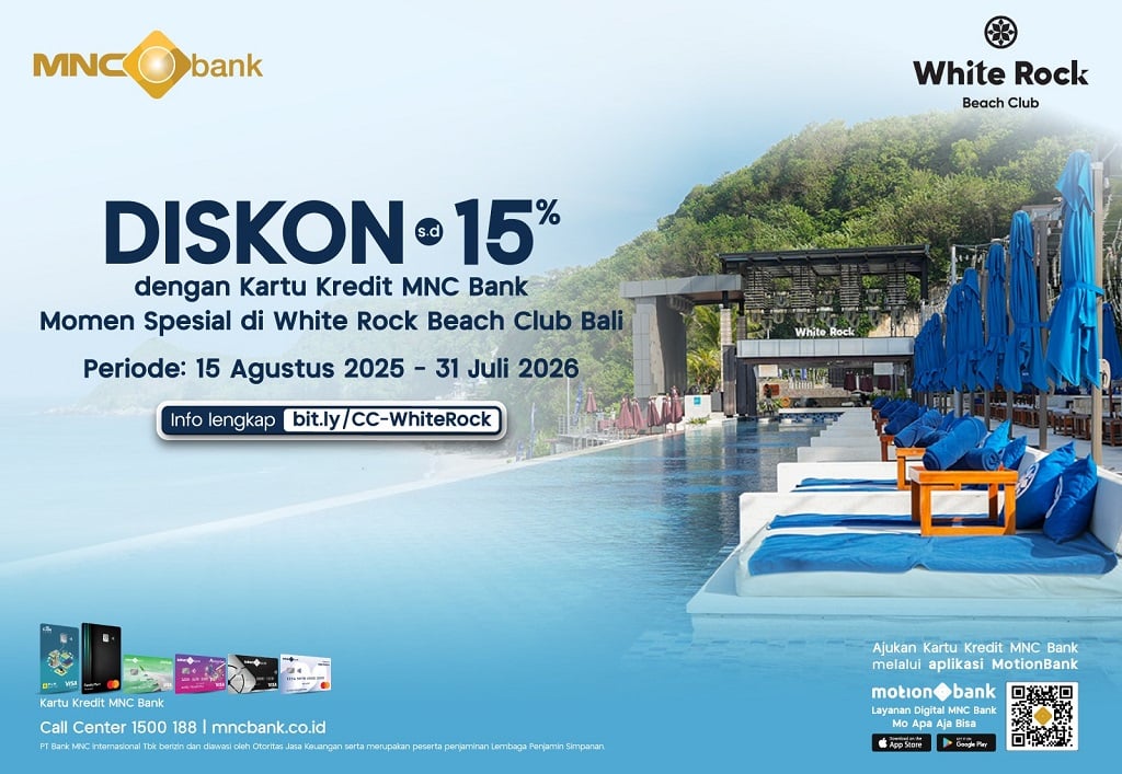 Nikmati Keindahan Pantai di Bali, Makin Hemat dengan Kartu Kredit MNC Bank