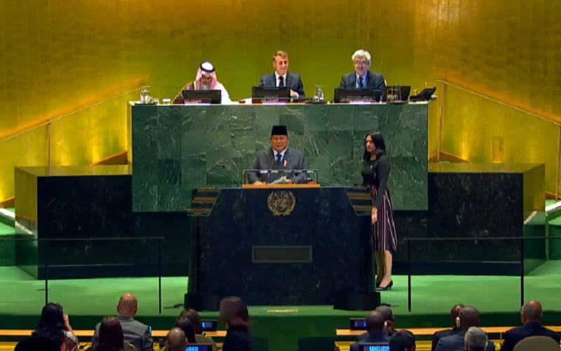 Mikrofon Prabowo Sempat Mati saat Pidato soal Palestina di KTT PBB