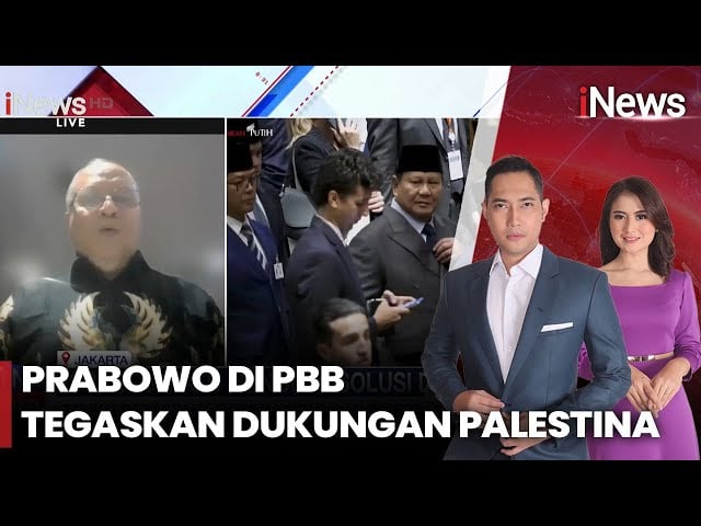 Prabowo Tegaskan Dukungan Indonesia untuk Palestina di KTT PBB