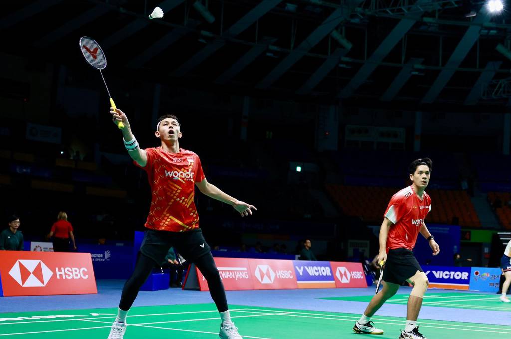 Rian/Yeremia Tersingkir di Korea Open 2025 usai Kalah dari Wakil Jepang