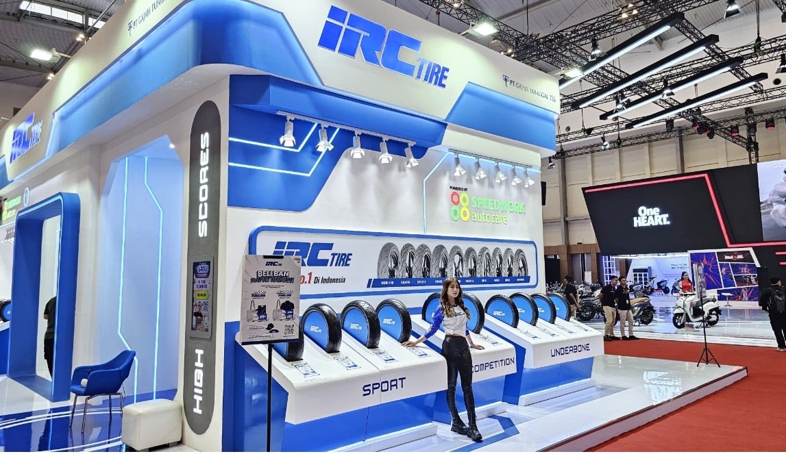 Mejeng di IMOS 2025, IRC Boyong Deretan Ban Tubeless