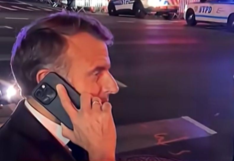 Terungkap, Ini Pembicaraan Macron dengan Trump di Telepon saat Terjebak di Jalanan New York