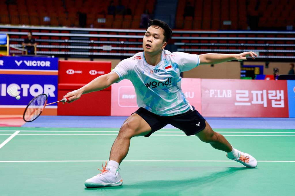 Hasil Korea Open 2025: Anthony Ginting Melaju, Adnan/Indah Tersingkir