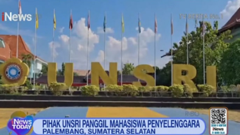 UNSRI Bentuk Tim Investigasi Usut Viral Aksi Saling Cium Kening Mahasiswa Baru