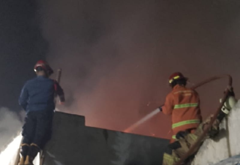 Kebakaran Hanguskan Rumah di Bekasi akibat Korsleting Kabel Exhaust Fan