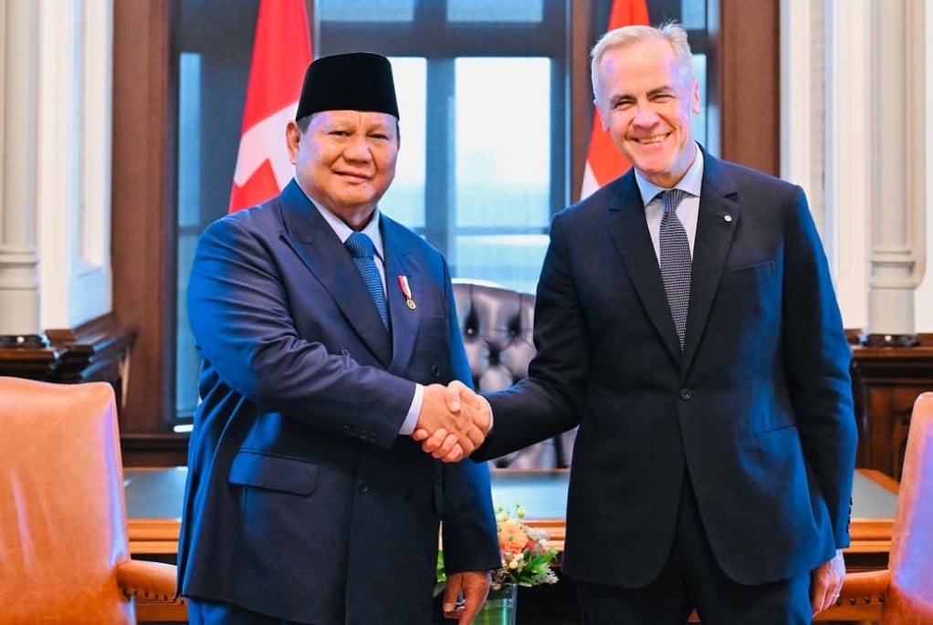 Bertemu PM Kanada, Prabowo Minta Maaf Tak Hadir di Konferensi Global South