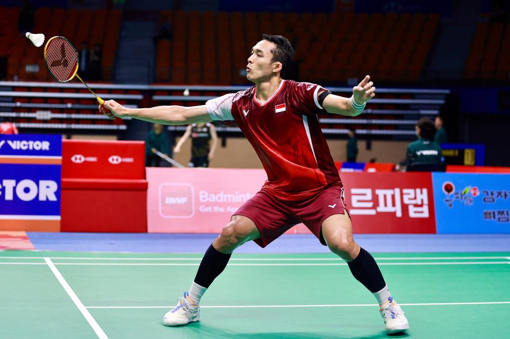Hasil Korea Open 2025: Jonatan Christie Libas Lee Chia Hao, Lolos ke Perempat Final 
