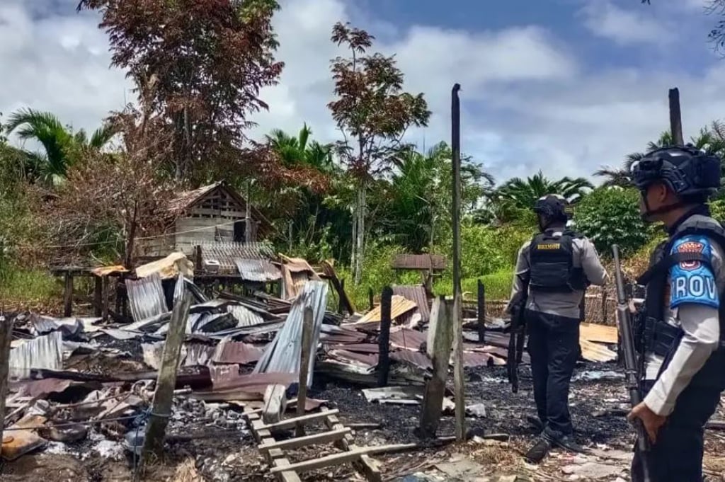 TNI-Polri Olah TKP Penembakan Indra Guru Wardana di Asmat, Jenazahnya Tak Ditemukan