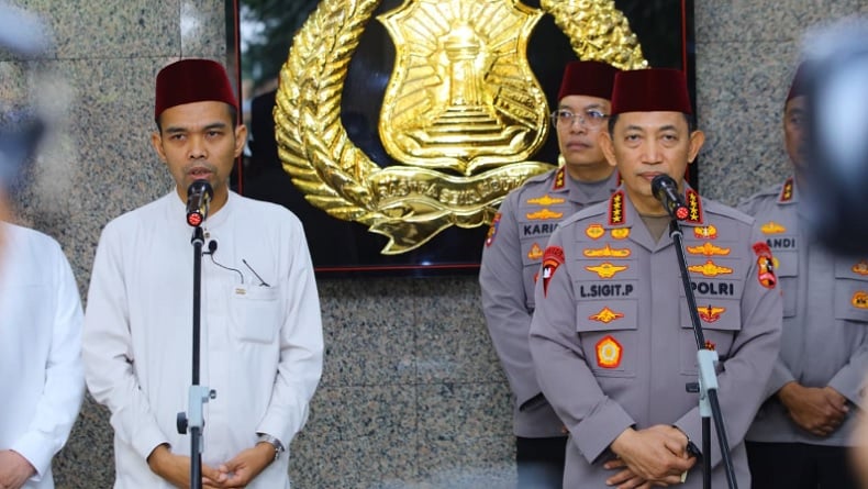 Kapolri Sebut Tausiah Ustaz Abdul Somad Jadi Penyemangat Moral dan Spiritual Anggota 