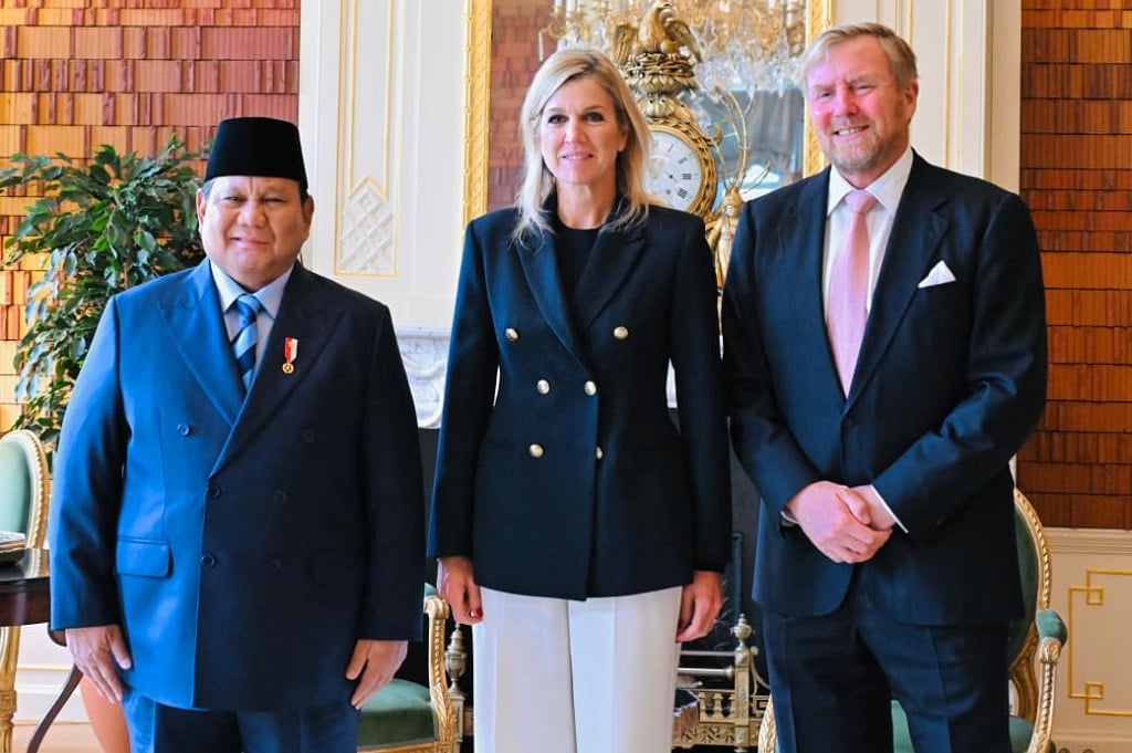 Momen Presiden Prabowo Bertemu Raja dan Ratu Belanda di Istana Huis ten Bosch