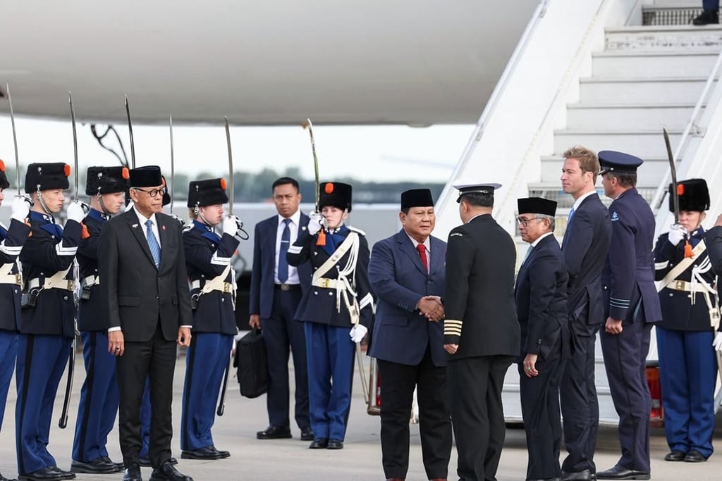 Tiba di Amsterdam, Prabowo Temui Raja Belanda dan PM Dick Schoof 
