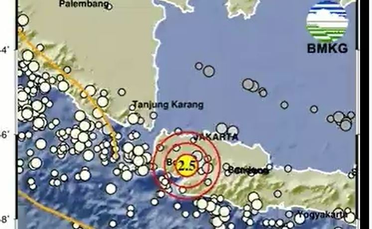 Pusat Gempa Terkini 2 Menit yang Lalu Guncang Bogor, Cek Magnitudonya!
