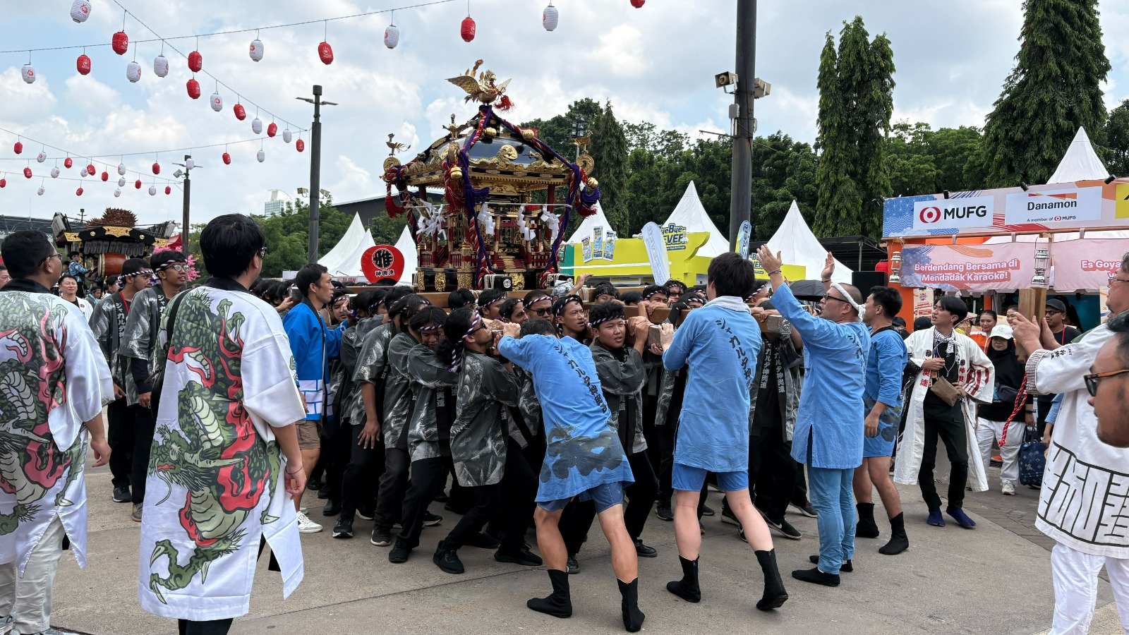 Parade Omikoshi Hebohkan Jak-Japan Matsuri 2025, Jadi Daya Tarik Utama!