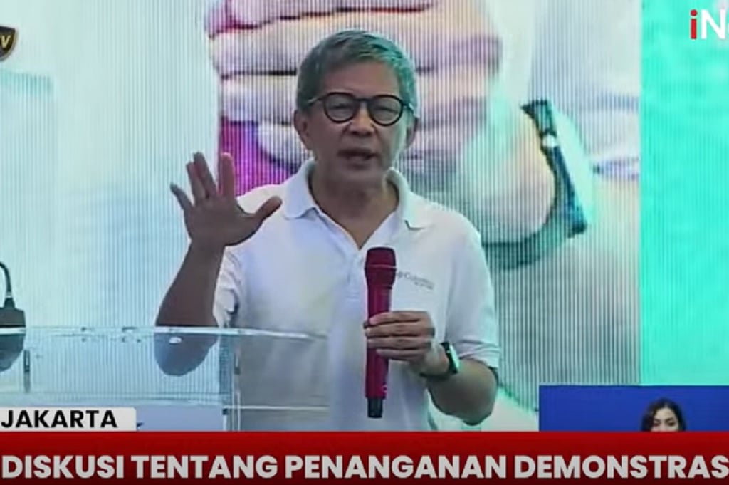 Momen Rocky Gerung Sebut Parcok di Hadapan Para Pejabat Mabes Polri