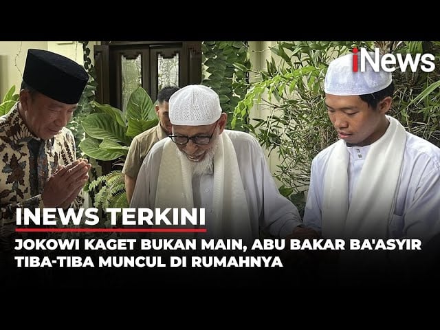 Jokowi Kaget Didatangi Abu Bakar Ba’asyir, Sempat Diberi Nasihat