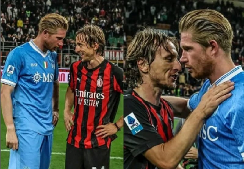 Kevin De Bruyne Kirim Pesan Khusus untuk Luka Modric Usai Duel AC Milan vs Napoli