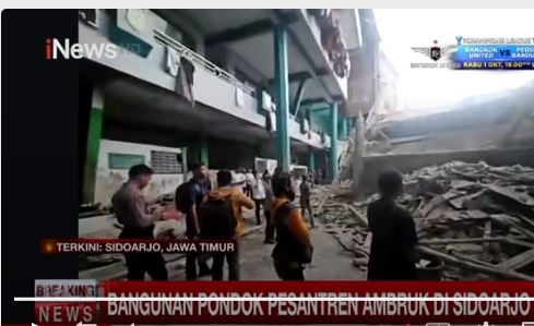 Bangunan Ponpes Al Khoziny Ambruk, Bupati Sidoarjo Sebut Ada 300 Santri