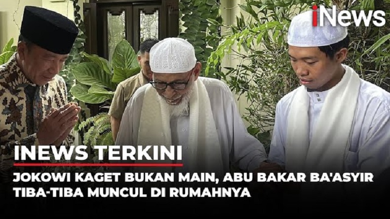 Momen Ustaz Abu Bakar Ba'asyir Datang ke Solo Nasihati Jokowi