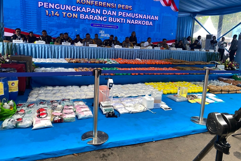 Polda Metro Musnahkan 1,14 Ton Narkoba Senilai Rp1,13 Triliun, Begini Penampakannya