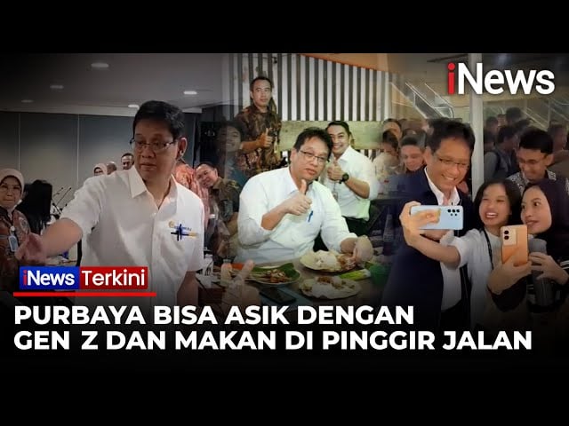 Gaya Menkeu Purbaya Makan Ayam Geprek, Foto Bareng Gen Z hingga Sidak Jajaran Direksi BNI
