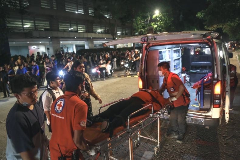 Gempa Dahsyat M6,9 Guncang Filipina: 20 Orang Tewas, Gedung-Gedung Runtuh
