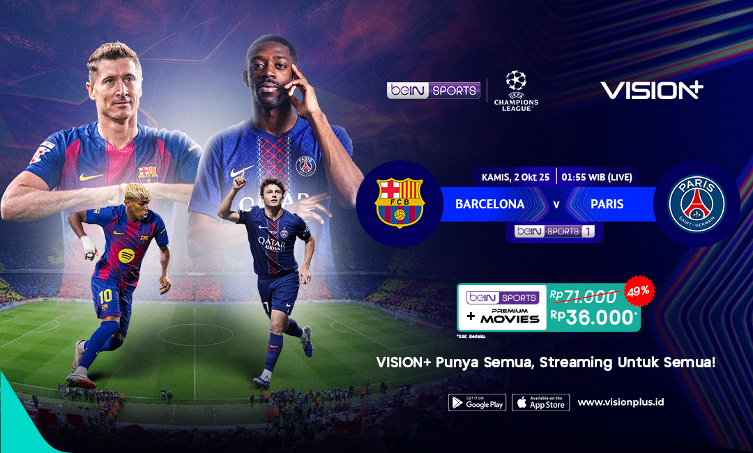 Jadwal dan Link Live Streaming Barcelona vs PSG di Liga Champions