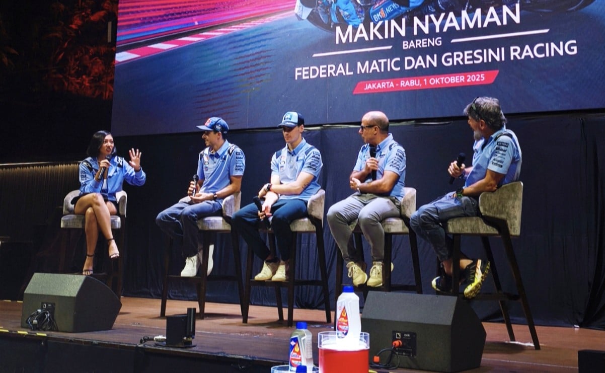 Jelang MotoGP Mandalika, Tim Gresini Racing Sambangi Penggemar di Jakarta