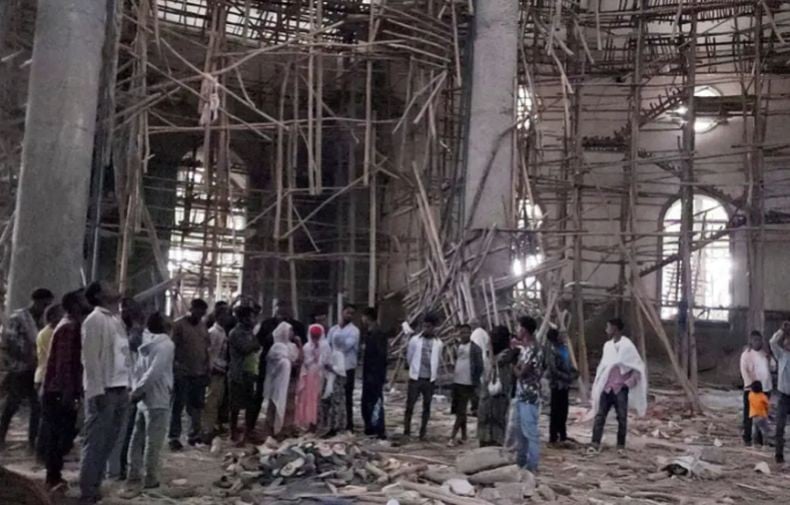 Gereja Ambruk di Ethiopia, 36 Orang Tewas Ratusan Luka