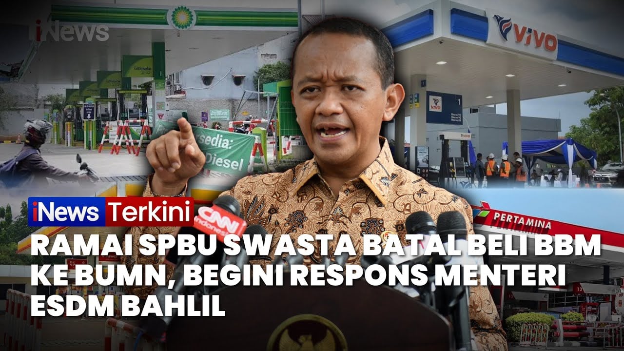 Komentar Tegas Bahlil soal SPBU Swasta Batal Beli BBM ke Pertamina