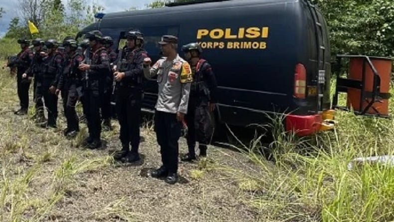 Brimob Polda Maluku Musnahkan Ratusan Bahan Peledak, Barang Bukti Kasus Terorisme