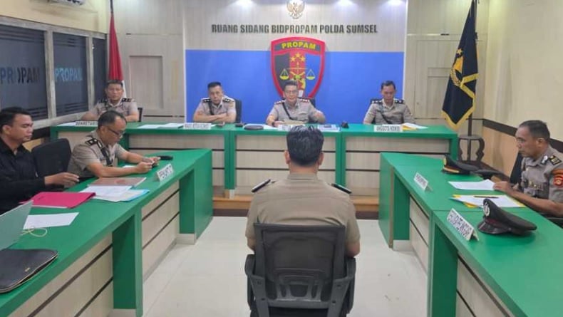 Pukul Warga, Anggota Polsek Sako Palembang Dihukum Patsus 30 Hari