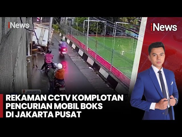 Aksi Pencurian Terekam CCTV, Pelaku Bobol Mobil Boks dalam Waktu 2 Menit