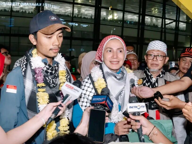 Wanda Hamidah Tiba di Indonesia dengan Selamat, Beri Pesan Menyentuh