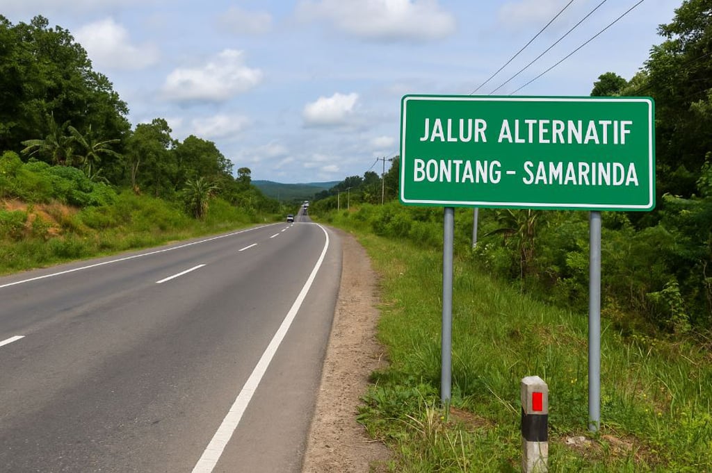 3 Jalur Alternatif Bontang–Samarinda, Pilihan Aman Nikmati Perjalanan di Kaltim