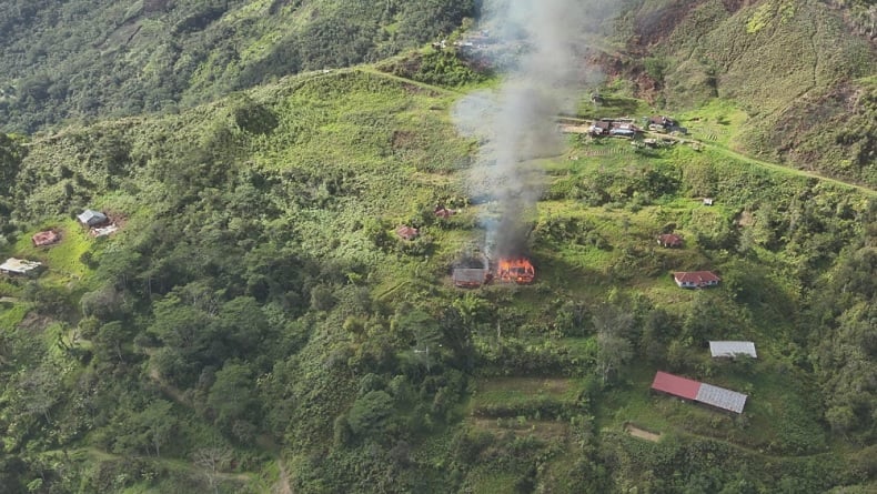 KKB Kembali Berulah, Bakar SMP Negeri Kiwirok di Pegunungan Bintang
