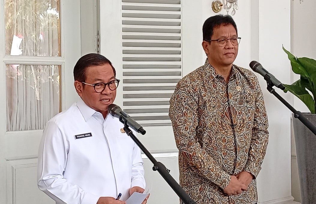 Bertemu 1 Jam, Ini Isi Pembicaraan Pramono dan Purbaya di Balai Kota Jakarta