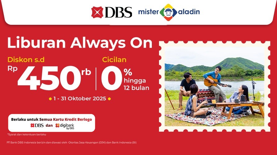 Mewujudkan Liburan Lebih Terjangkau: Diskon s.d Rp450.000 dan Cicilan 0%