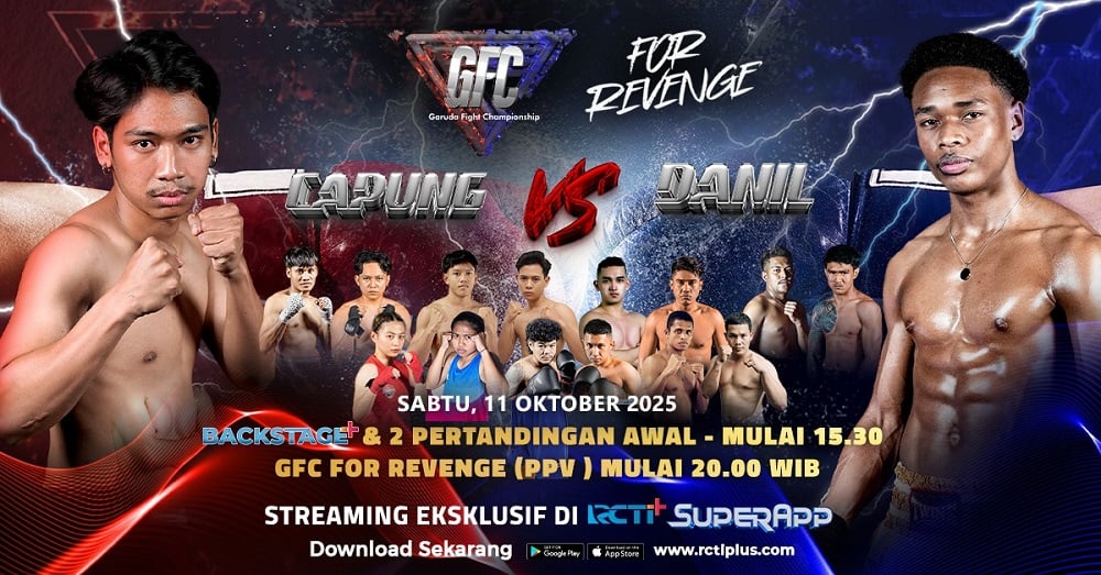 GFC For Revenge: Duel Tinju Terpanas 2025, Eksklusif di RCTI+ SuperApp!