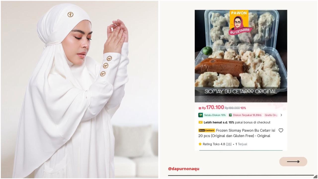 Heboh Adik Syahrini  Comot Juga Foto Siomay UMKM? Ini Faktanya!