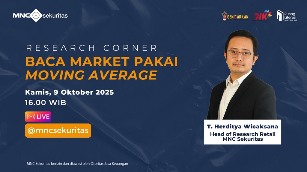 Saksikan Instagram Live MNC Sekuritas Research Corner Sore Ini: Baca Market Pakai Moving Average