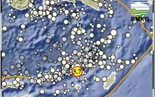 Info BMKG Gempa Hari Ini M 5,7 Guncang Tanimbar Maluku